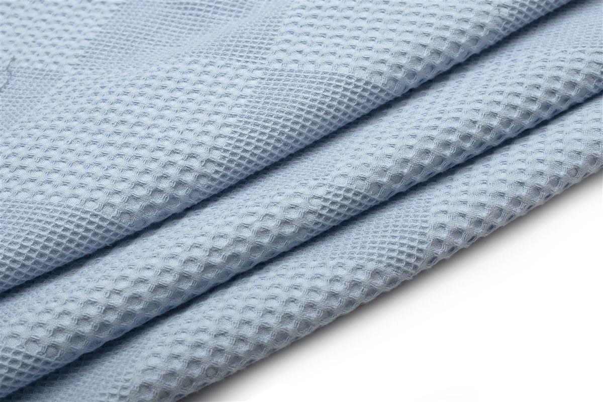 DIMcol ΚΟΥΒΕΡΤΑ ΠΙΚΕ Μονόχρωμη 220X250 Σιελ 100% Cotton - Image 2