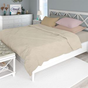 DIMcol ΚΟΥΒΕΡΤΑ ΠΙΚΕ Μονόχρωμη 165X250 Έλεφαντ 100% Cotton