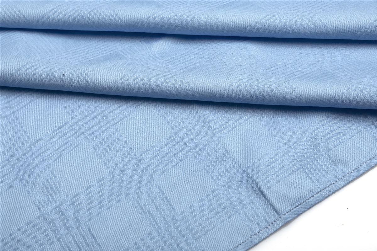 DIMcol ΑΝΕΞΙΤΗΛΟ ΤΡΑΠΕΖΟΜΑΝΤΗΛΟ Νηματοβαφή Sky Blue 140X200 100% Cotton - Image 2
