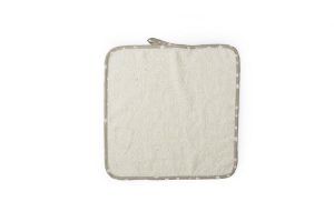 DIMcol ΛΑΒΕΤΕΣ ΩΜΟΥ bebe 40 30X30 Εκρού/Έλεφαντ Cotton 100%