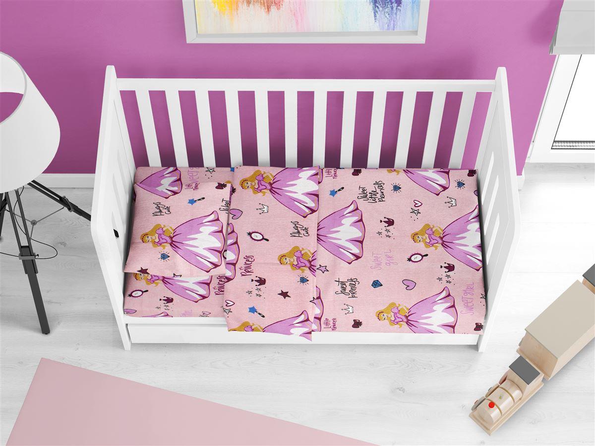 DIMcol ΚΑΤΩΣΕΝΤΟΝΟ ΜΕ ΛΑΣΤΙΧΟ bebe Princess 391 0,70X1,40X0,15 Pink Cott/Pol 70/30 - Image 2