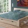 DIMcol ΣΕΝΤΟΝΙ 1 τεμ Premium Shadow 616 240X270 Petrol 100% Cotton