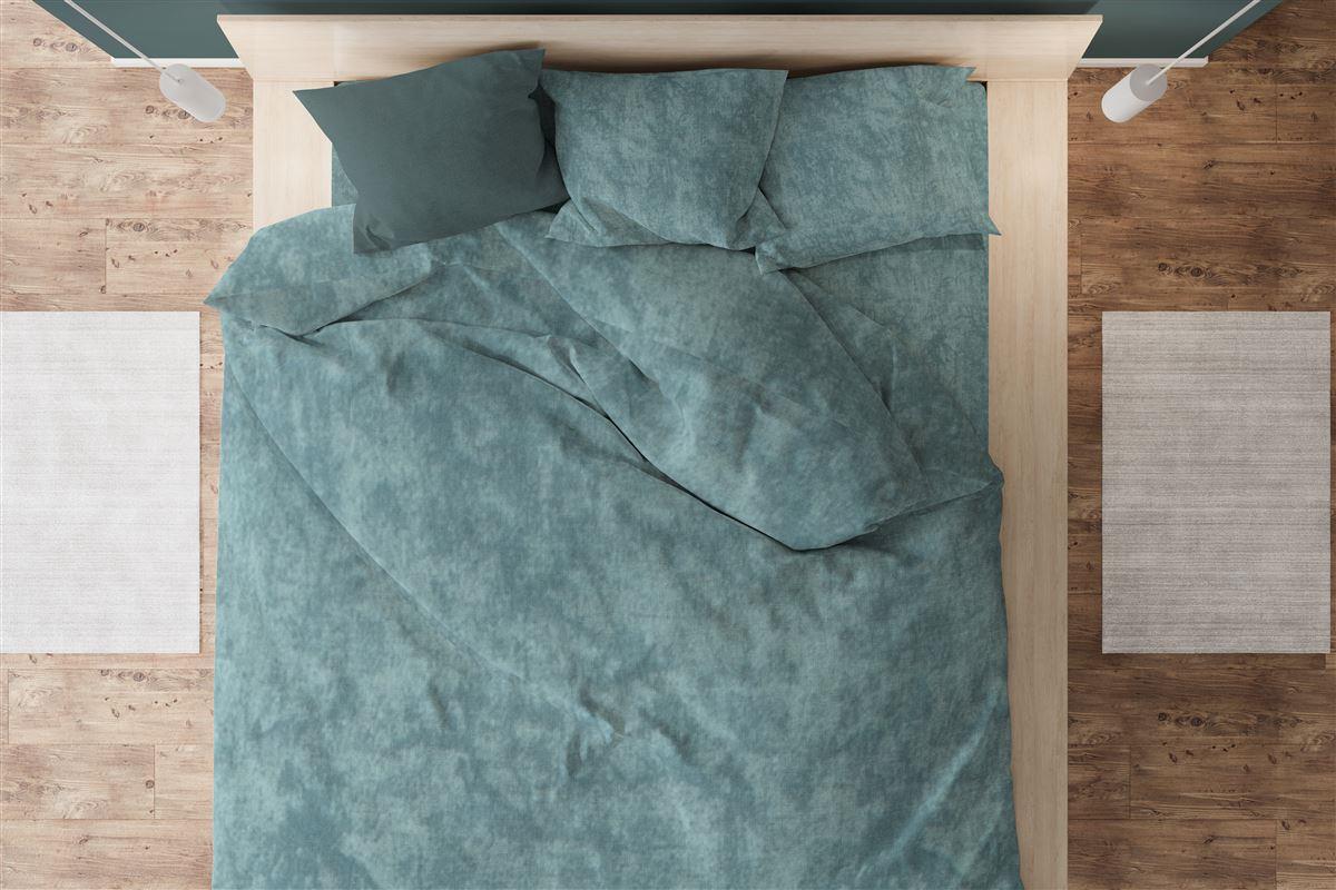 DIMcol ΣΕΝΤΟΝΙΑ Σετ 4 τεμ Premium Shadow 616 240X270 Petrol 100% Cotton - Image 2