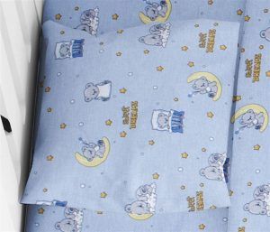 DIMcol ΜΑΞΙΛΑΡΟΘΗΚΗ ΕΜΠΡΙΜΕ bebe Sweet Dreams 551 35X45 Sky Blue 100% Cotton