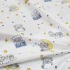 DIMcol ΣΕΝΤΟΝΑΚΙ ΛΙΚΝΟΥ bebe Sweet Dreams 554 80X110 White-Sky Blue 100% Cotton