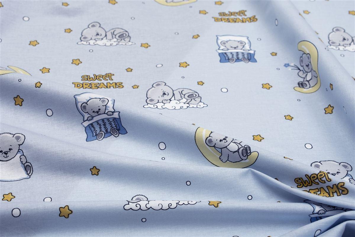 DIMcol ΣΕΝΤΟΝΙΑ ΕΜΠΡΙΜΕ ΣΕΤ 2 τεμ kids Sweet Dreams 551 160X240 Sky Blue 100% Cotton - Image 2
