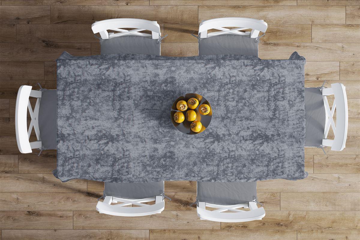 DIMcol ΑΛΕΚΙΑΣΤΟ ΣΕΤ 2 τεμ (ΤΡΑΠ/ΛΟ 140X220 & ΤΡΑΒΕΡΣΑ 40X220) Panama Shadow Dark Grey 70/30 Cott/Pol - Image 2