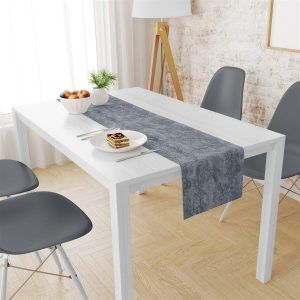 DIMcol ΤΡΑΒΕΡΣΑ ΑΛΕΚΙΑΣΤΗ 40X180 Panama Shadow Dark Grey 70/30 Cott/Pol