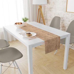 DIMcol ΤΡΑΒΕΡΣΑ ΑΛΕΚΙΑΣΤΗ 40X180 Panama Shadow Brown 70/30 Cott/Pol