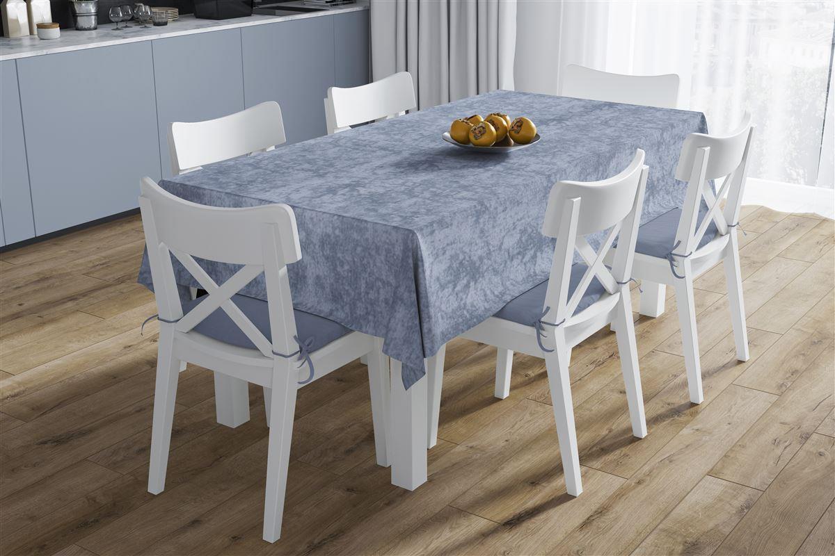 DIMcol ΤΡΑΠΕΖΟΜΑΝΤΗΛΟ ΑΛΕΚΙΑΣΤΟ 140X180 Panama Shadow Sky Blue 70/30 Cott/Pol