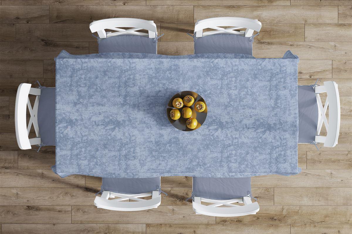DIMcol ΤΡΑΠΕΖΟΜΑΝΤΗΛΟ ΑΛΕΚΙΑΣΤΟ 140X180 Panama Shadow Sky Blue 70/30 Cott/Pol - Image 2