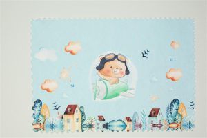 DIMcol Σουπλά Φαγητού bebe Pilot 118 35 X 50 Σιελ Υφασμάτινο