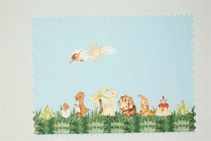 DIMcol Σουπλά Φαγητού bebe Dinosaur Park 517 35 X 50 Σιελ Υφασμάτινο