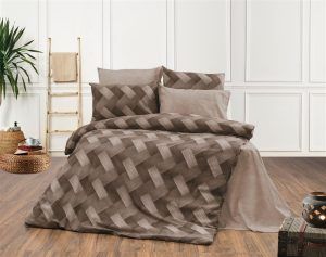 DIMcol ΠΑΠΛΩΜΑ ΕΜΠΡΙΜΕ Αλκμήνη 451 220X240 Beige 70/30 Cott/Pol