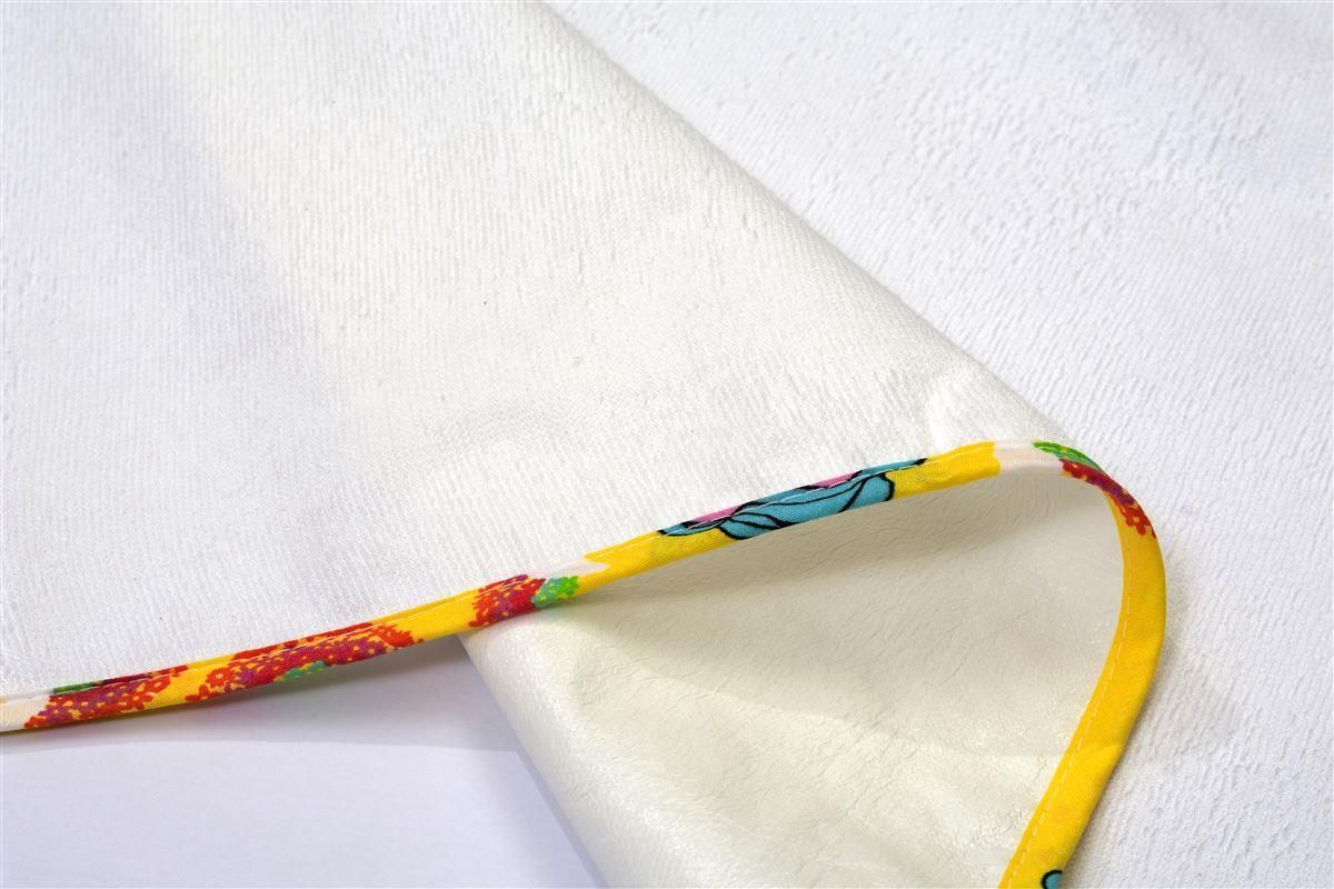 DIMcol Σελτεδάκι Αδιάβροχο bebe 143 50X80 Λευκό/Κίτρινο Cotton 100% - Image 2