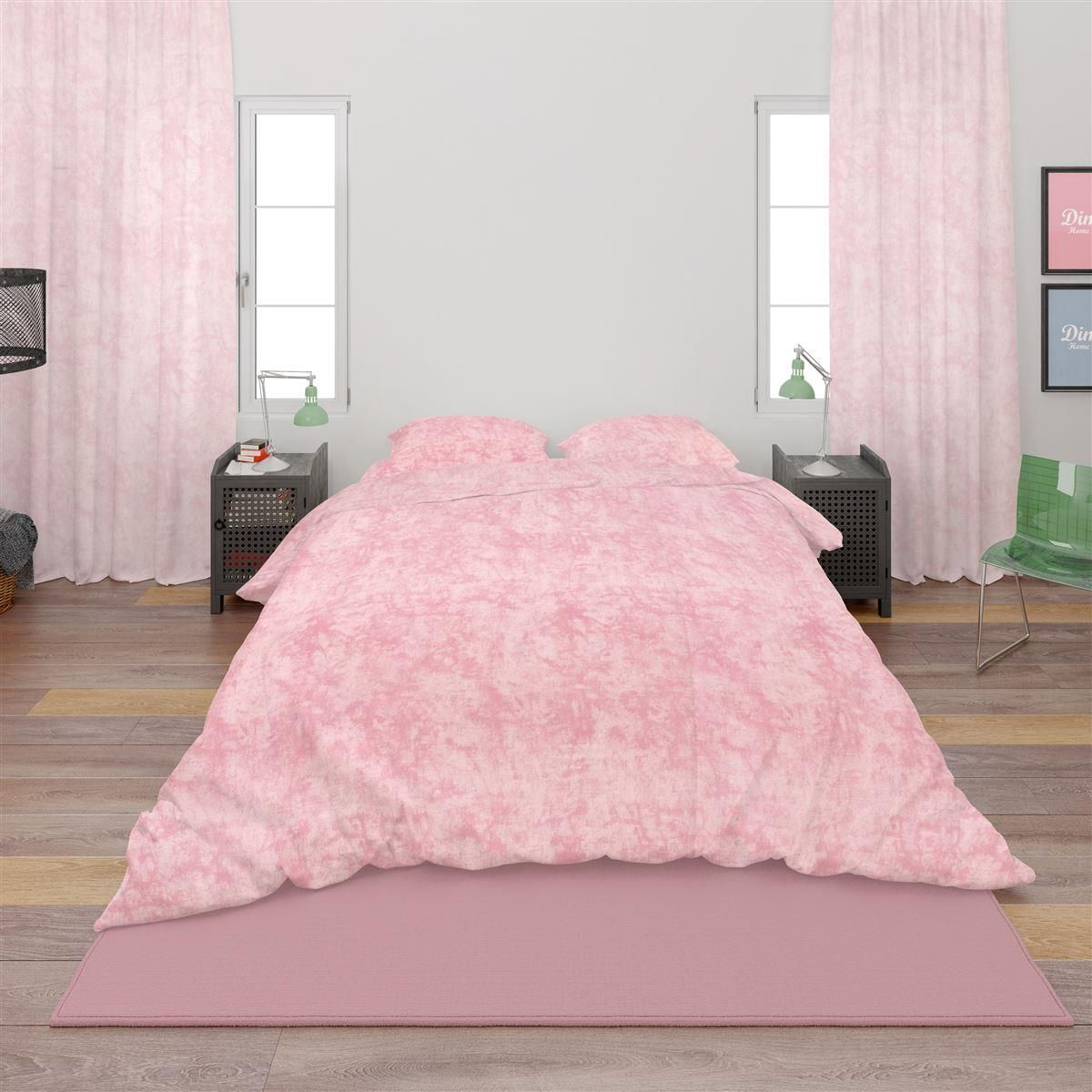 DIMcol Παπλωματοθήκη Premium Shadow 617 220X240 Pink 100% Cotton