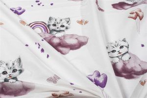 DIMcol Πάνα Χασέ bebe Kitten 561 80X80 Mauve 100% Cotton