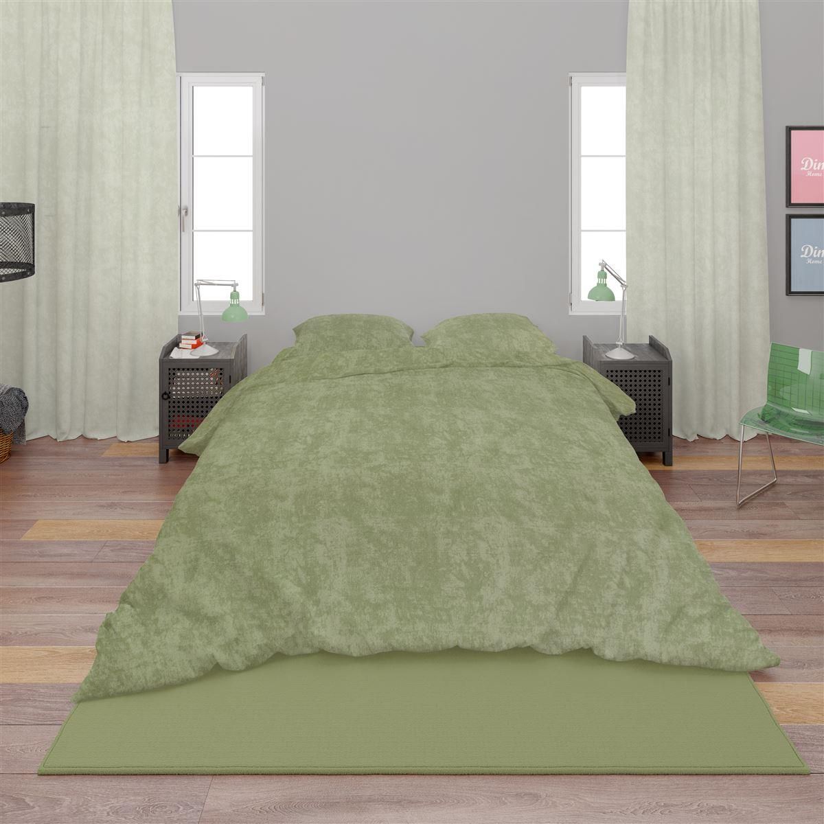 DIMcol Σεντόνια Σετ 4 τεμ Shadow 24 220X240 Lime Green Cott/Pol 70/30