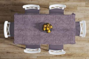 DIMcol Καρέ Αλέκιαστο 90X90 Panama Shadow Dark Lila 70/30 Cott/Pol