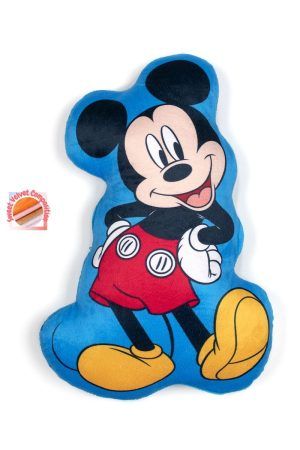 DIMcol Μαξιλάρι 3D Disney Home Mickey 35cm Sky Blue 100% Velboa