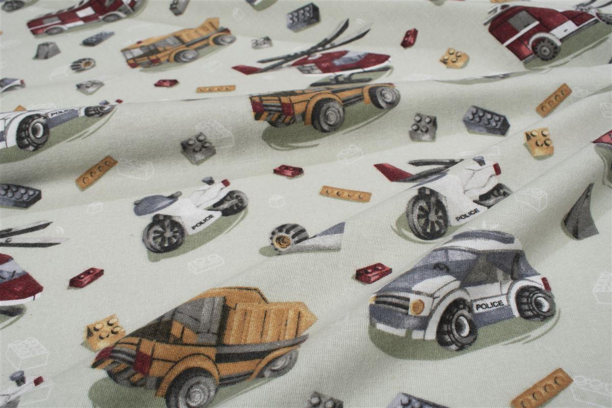 DIMcol Σεντονάκι Λίκνου bebe Toys 47 80X110 Olive 100% Cotton Flannel