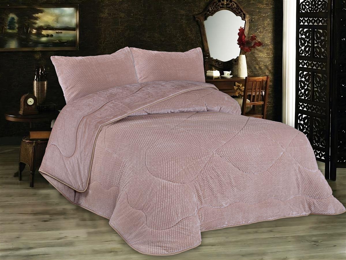 DIMcol Κουβερτοπάπλωμα Popcorn Fleece 700 gsm 1950 Salmon Rose 160X220 100% Polyester