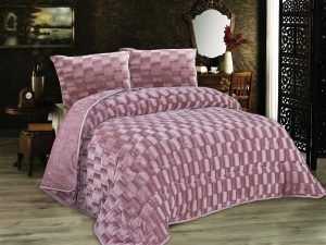 DIMcol Κουβερτοπάπλωμα με εφέ Fleece 750 gsm 1940 Rotten Apple 220Χ240 100% Polyester