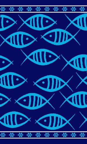 DIMcol Πετσέτα Θαλάσσης Βελουτέ Ζακάρ Αιγυπτιακή 420 gsm 230 87X165 100% Cotton