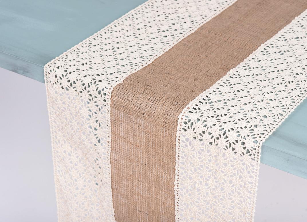 Beauty Home ΡΑΝΝΕΡ ΛΙΝΑΤΣΑ ΜΕ ΦΑΡΔΙΑ ΔΑΝΤΕΛΑ 40x180CM