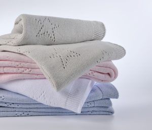 Down Town Κουβέρτα Κούνιας DT449 Light Blue