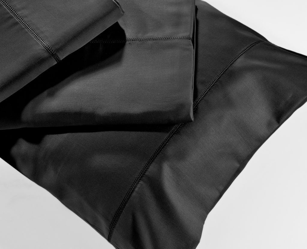 Down Town Ζεύγος Μαξιλαροθήκες Oxford 250/10 Black