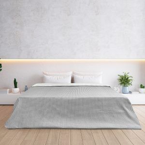 Beauty Home Κουβέρτα υπέρδιπλη διπλής όψεως Cross matelasse Art 11173 230x270 Γκρι