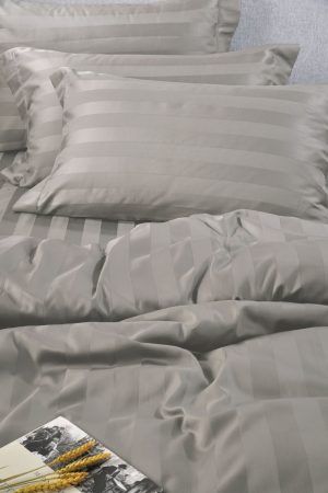 Down Town Παπλωματοθήκη Μονή Ζακάρ Grey