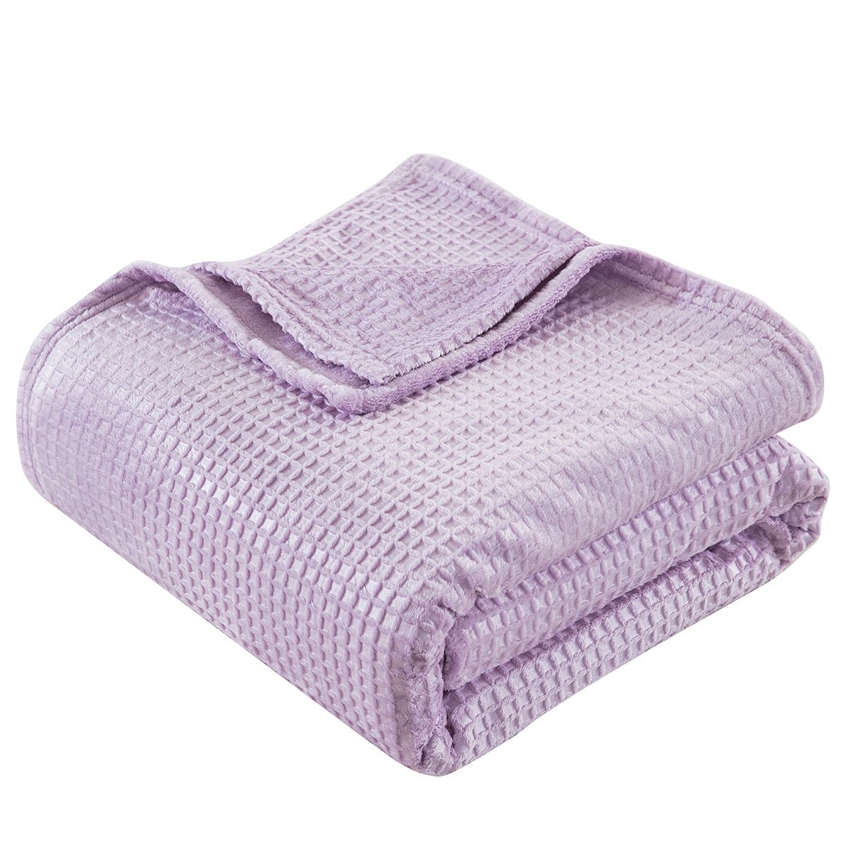 Beauty Home Κουβέρτα μονόχρωμη μονή Fleece Art 11553 160x220 Λιλά - Image 2