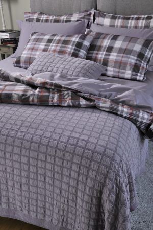 Down Town Υπέρδιπλη Κουβέρτα 1186 Beige