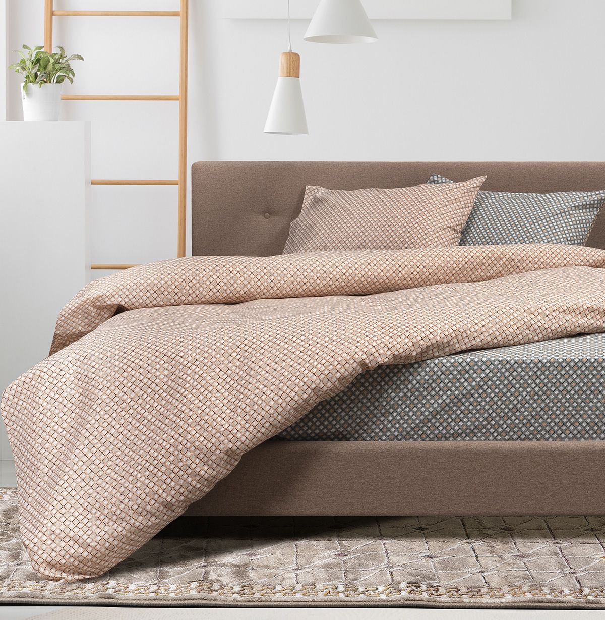 Beauty Home Σετ σεντόνια King size Ginger Art 12061 265x260 Εμπριμέ