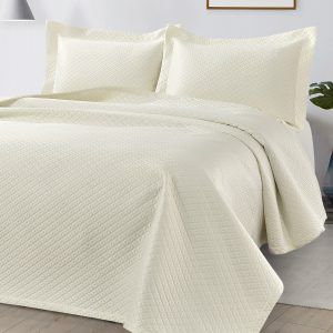 Beauty Home Σετ Κουβερλί υπέρδιπλο Aidna Art 12310 230x250 Εκρού