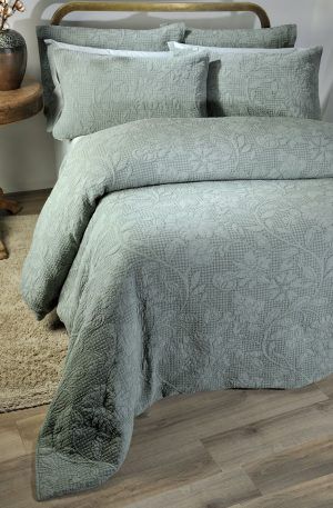 Down Town Παπλωματοθήκη Υπέρδιπλη Pacific 680 Green