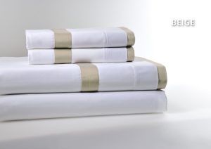 Down Town Παπλωματοθήκη King Με Ρεβερ Beige 250 Κλωστές