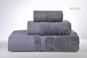 Down Town Σετ Πετσέτες New Rosa Mauve (3τμχ)