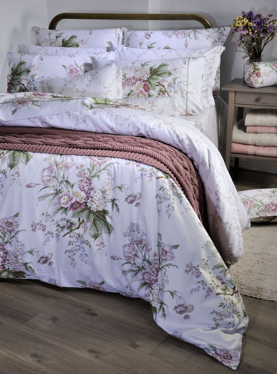 Down Town Κουβρ/λι Υπέρδιπλο 235x250 849 Bouquet Pink
