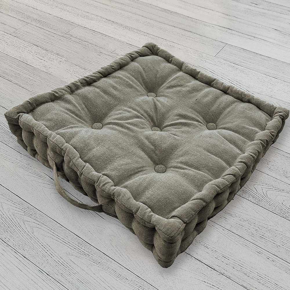 Melinen Home Μαξιλαρι Δαπεδου Hart Olive 45Χ45