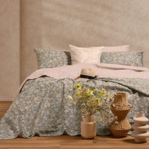 Melinen Home Σετ Σεντονια Μονα (Λ) Amy Aqua Ultra Line 170Χ270