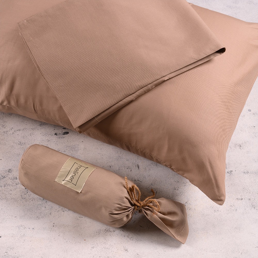 Melinen Home Σεντονι King Size (Λ) 175Χ200 Urban Line Choco 175X200+32cm - Image 2