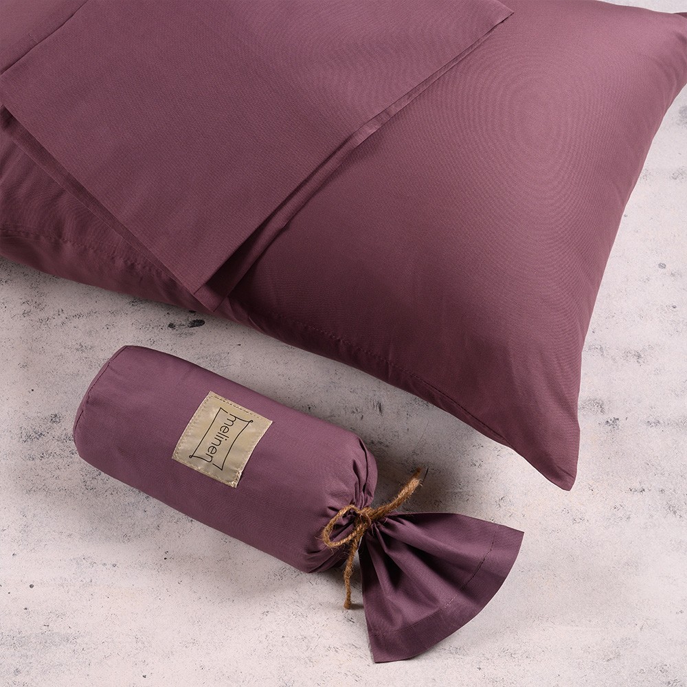 Melinen Home Σεντονι King Size (Λ) 175Χ200 Urban Line Plum 175X200+32cm - Image 2