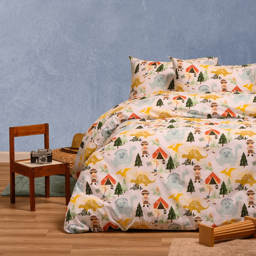 Melinen Home Παπλωματοθηκη Μονη Explorer Red Kids Line (165X245) 165Χ245