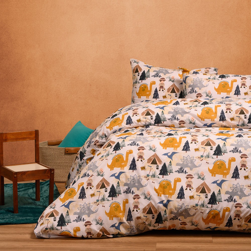 Melinen Home Παπλωματοθηκη Μονη Explorer Blue Kids Line (165X245) 165Χ245