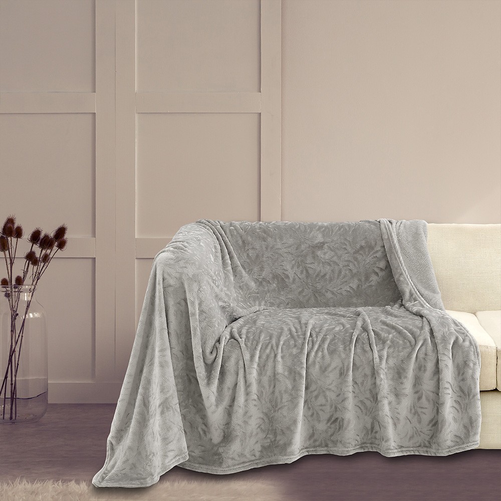 Melinen Home Ριχταρι Πολυθρονασ Aria Silver (130X170) 130Χ170