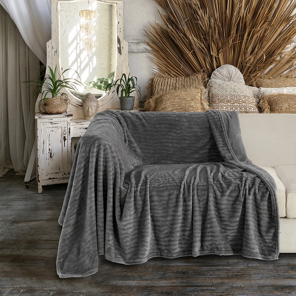 Melinen Home Ριχταρι Πολυθρονασ Enzo Grey (130X170) 130Χ170