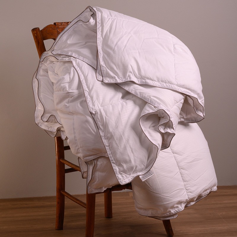 Melinen Home Παπλωμα 260X240 Σατεν Ριγε 4 Εποχων (2 Σε 1) 260X240